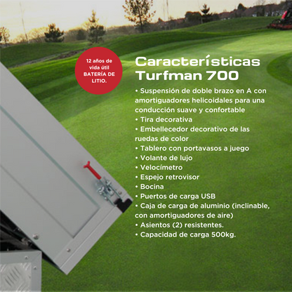 Vehículo Eléctrico Evolution Turfman 700