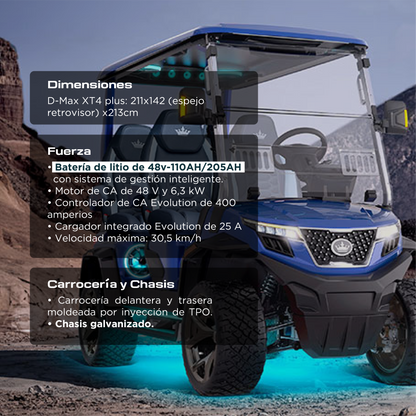 Vehículo Eléctrico Evolution D-MAX XT4 Plus (4x4)